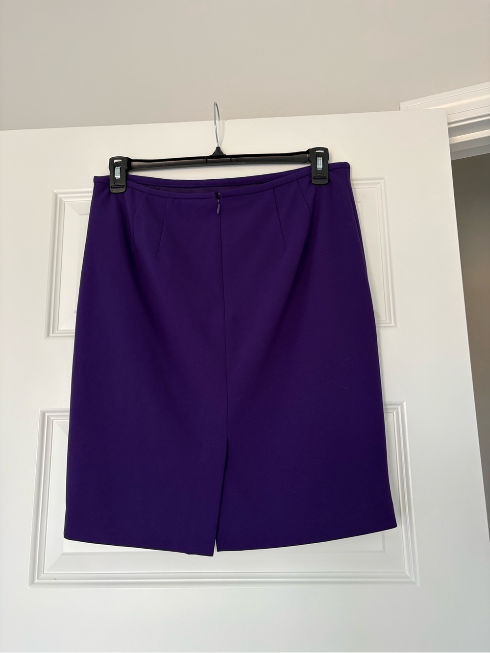 Calvin Klein Classic Purple Pencil Skirt Office Skirt Size 12 Office Chic - Picture 3 of 7